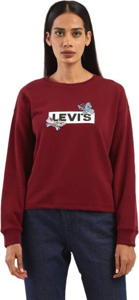 LEVI'S Full Sleeve Graphic Print Women Sweatshirt