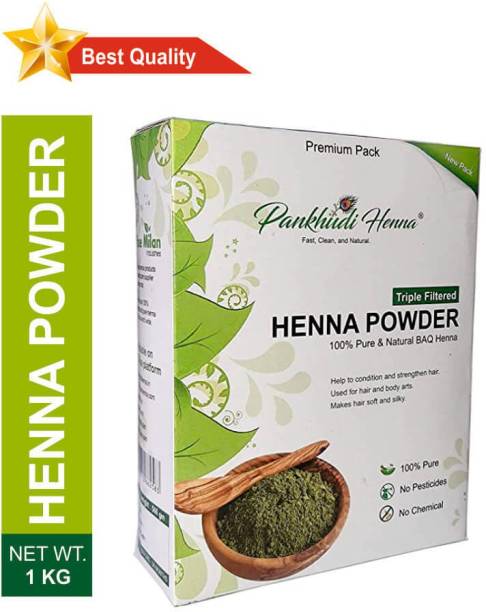 Pankhudi Mehendi Powder For Hair 1 Kg Natural Mehendi