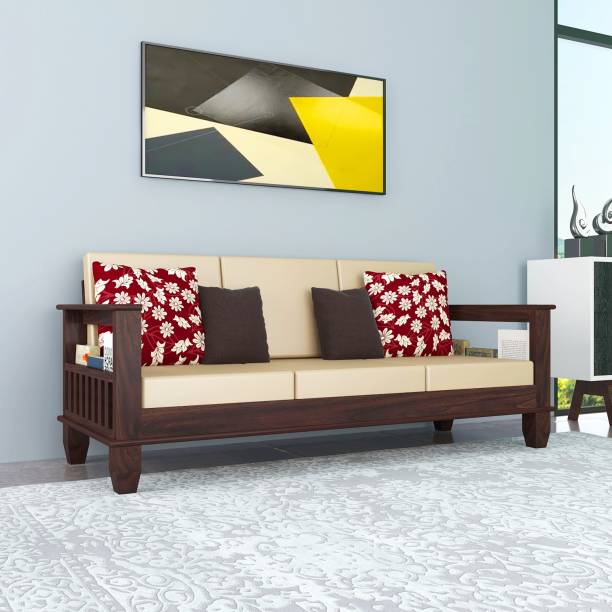 Wooden Sofa At, Simple Wooden Sofa Sets For Living Room