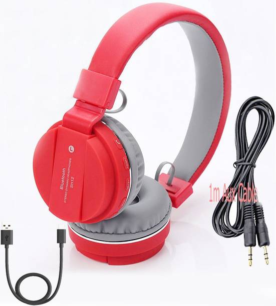Top Headset Over Ear cheap price 5stars Flipkart in India 74 POZUB Wireless Over-Ear Noise-Cancelling 60btnc Headphones +Aux Bluetooth, Wired Headset