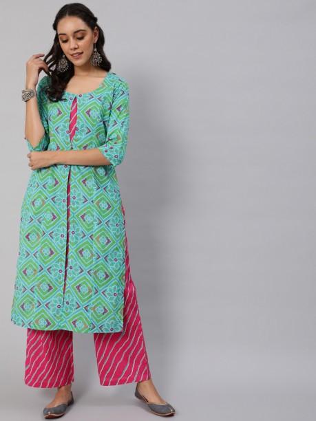 AKS Women Ethnic Dress Blue Dress  Buy AKS Women Ethnic Dress Blue Dress  Online at Best Prices in India  Flipkartcom