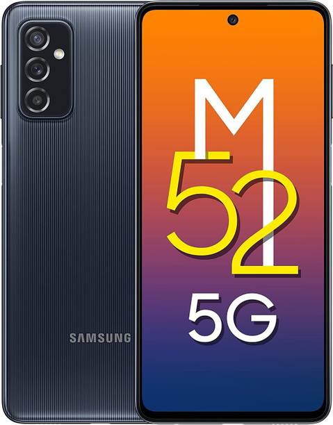 SAMSUNG Galaxy M52 5G (Blazing Black, 128 GB)