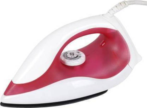 Protonberry Racer Dry iron with indicator| Automatic Adjustable| Red & white| 750 W Dry Iron