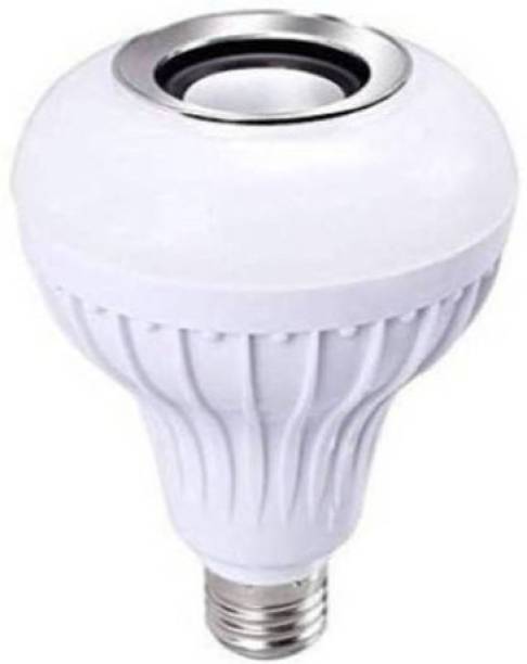 RECTITUDE Musical Bulb with Speaker You can Use with Memory Card and Pen Drive (White) Smart Bulb 3 W Bluetooth Speaker