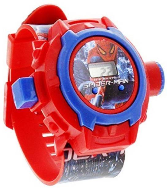 PuthaK Digital 24 Images Projector Watch Automatic Display Light projector Wrist Led Watch for kids boys girls christmas Gift Birthday returned gifts toy game Digital Watch  - For Boys & Girls