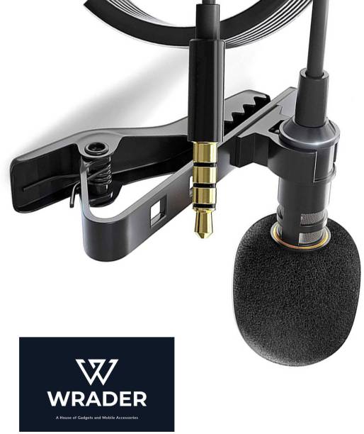 WRADER Professional Grade Collar Mic for Voice Recording / Youtube / Video Conference / Podcast Microphone