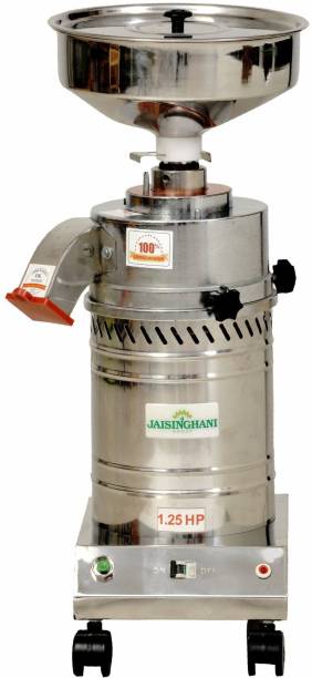 Jaisinghani Round Stone Flour Mil Machine for Home, Heavy Duty Atta Chakki 1.25 HP with 10 to 12 Kg/hr Maximum Output Flourmill