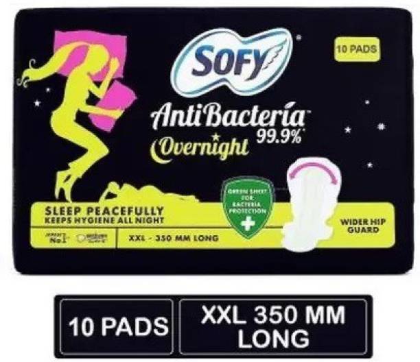 SOFY Anti Bacteria Overnight XXL-10 Sanitary Pads Sanitary Pad