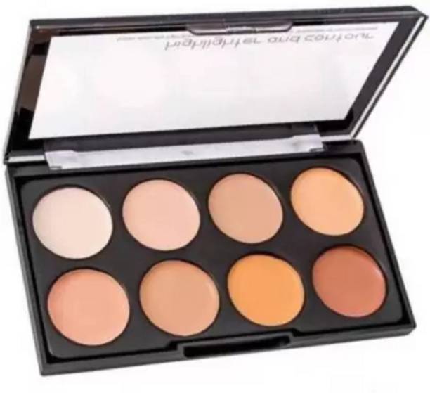 MH collection 3 in 1 Contour Highlight Concealer Palette Concealer 9727 (Set of 1) Concealer (Beige, 33 g) Concealer
