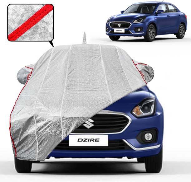 FABTEC Car Cover For Maruti Dzire (With Mirror Pockets)