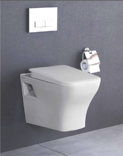 SONARA NEON 19'' WHITE (Dimension - 20''X14''X14'') ONE Piece Wall Mounted Western Toilet Commode Western Commode