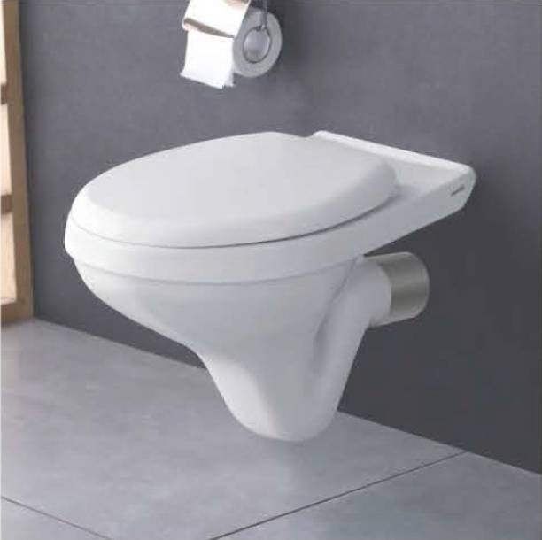 SONARA SOGO WHITE (Dimension - 23''X15''X14'') ONE Piece Wall Mounted Western Toilet Commode… Western Commode