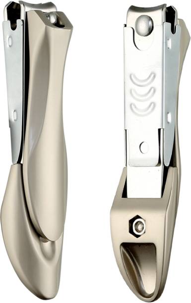 Beauté Secrets Nail Cutter Clippers With Curved Nail File, Fingernail and Toenail Clipper Cutter, Stainless Steel Nail Trimmer Korean Design