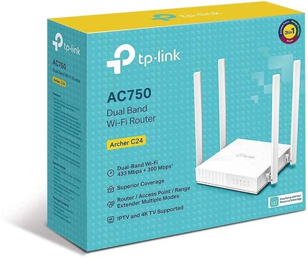 TP-Link ARCHER C24 AC750 DUAL BAND WI-FI ROUTER. 300 Mbps Wireless Router