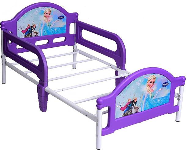 IRIS Furniture Children Deluxe Frozen Toddler Bed with Attached guardrails Metal Single Bed