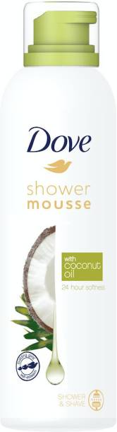 DOVE Creamy Shower and Shave Mousse | Infused with Coconut Oil 200ml