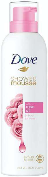 DOVE Creamy Sulphate-free Shower Mousse | Infused with Nourishing Rose Oil 200ml
