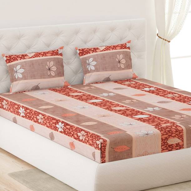 Moca by Monte Carlo 120 TC Cotton Double Printed Flat Bedsheet