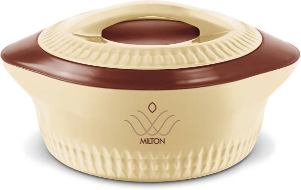 MILTON Royal 1500 Insulated Inner Stainless Steel Casserole, 1.27 Litres, Brown Serve Casserole