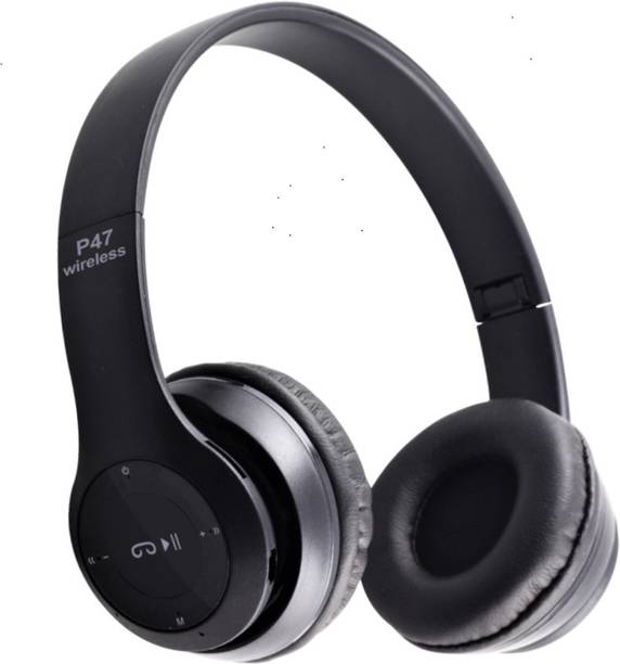 Top Headset Kids cheap price 5stars Flipkart in India 79 DigiClues P-47 Headphone High Quality, Stylish & Foldable Bluetooth Headset