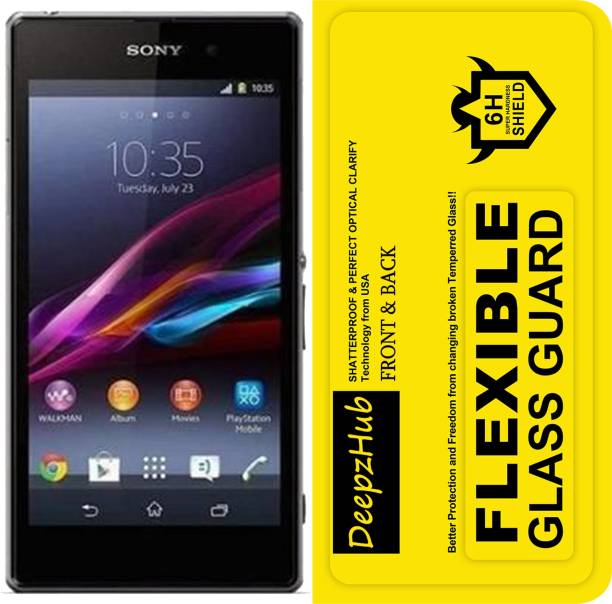 DeepzHub Front and Back Screen Guard for Sony Xperia Z1