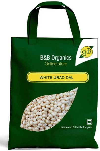 B&B Organics White Urad Dal (Whole)