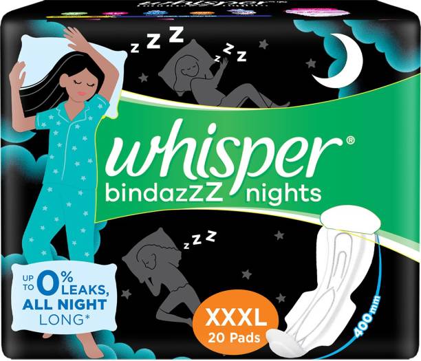 Whisper Bindazzz Nights XXXL Sanitary Pad