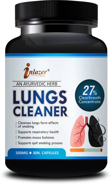inlazer Pure Herbs Capsules Helps Detox Helps Smokers; Cleanses Lungs;