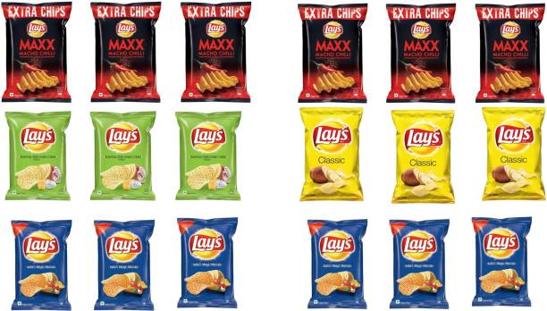 Lay's multi flavours combo pack L Chips