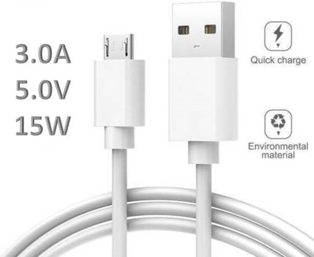 SUPERWARP Micro USB Cable 3 A 1 m Super Fast Charging 15W Micro USB Cable