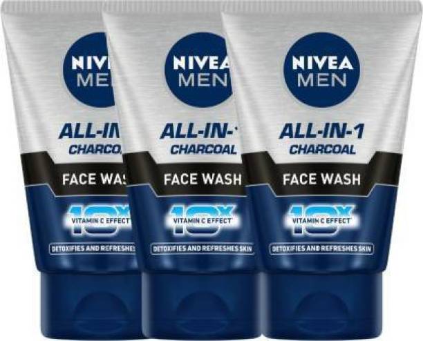 NIVEA Oil Control All In 1  100 ml - Pack of 3 Face Wash