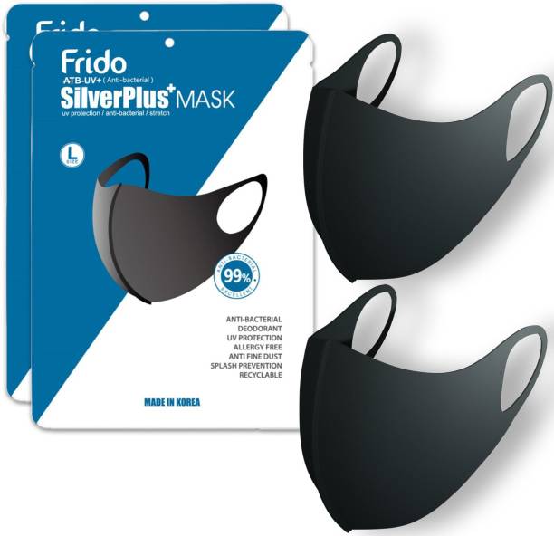 Frido Ultra Comfortable Silver Treated Washable and Reusable Face Mask, Super Breathable and Stretchable Fabric for Ultimate Comfort Reusable Cloth Mask Cloth Mask