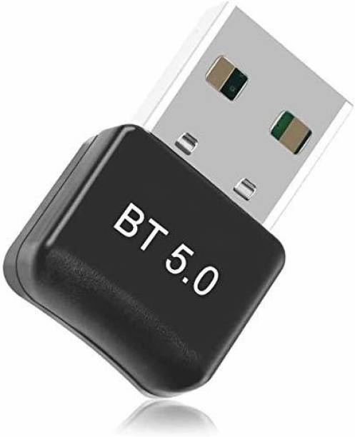 Trustify Bluetooth Adapter for PC, Bluetooth Transmitter and Receiver, USB Bluetooth 5.0 Dongle for Computer Desktop, Speakers ,PC Windows, Long Range Wireless Support Windows 10 8.1 8 7 XP Vista (Not for Mac, Linux) (Install Driver First) USB Adapter