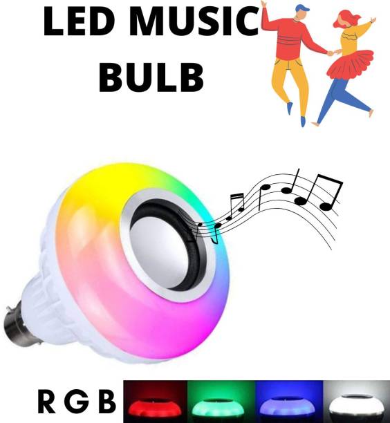 ATSolutions Mini Wireless Bluetooth Speaker with Super Bass |LED Light |Mobile Holder 10 W Smart Bulb