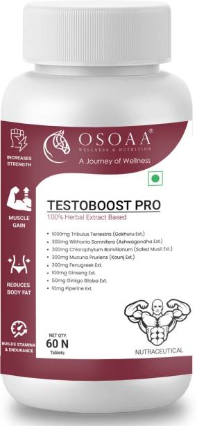 Osoaa Pro Testosterone Booster supplements for Muscle gain Stamina & Energy Booster