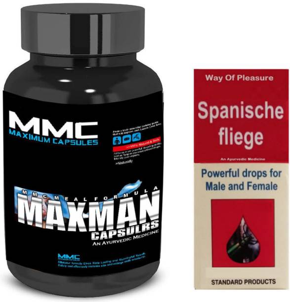Way Of Pleasure MAXX MAN 60 CAPSULES With Spanische Fliege Drops For Men & Women More Pleasure & Performance.