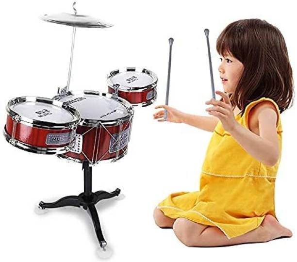 Luxafare Drum Set Toy for Kids Age Old Toy Musical Instruments Playing Rhythm Beat Toy