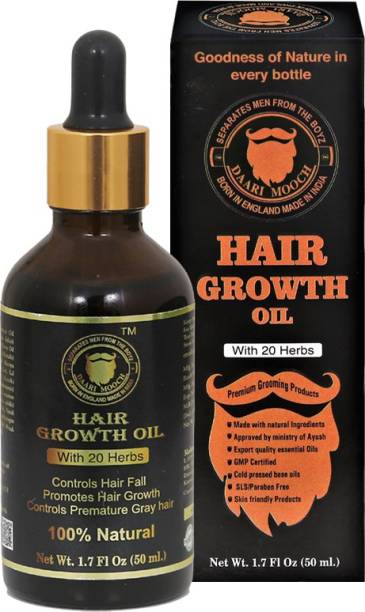 Daarimooch Bhringraj Hair Growth Oil | With 19 Natural Oils Hair Oil