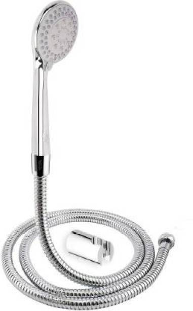 Prestige 5 Function C-2 (ABS) Hand Shower With 1.5mtr Flexible SS Tube And Wall Hook Shower Head