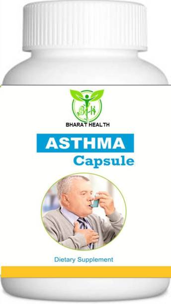 BHARAT HEALTH ASTHMA HEALTH CAPSULE AYURVEDIC RESPIRATORY HEALTH TREATMENT 60 CAPSULE ( PACK OF 1 )