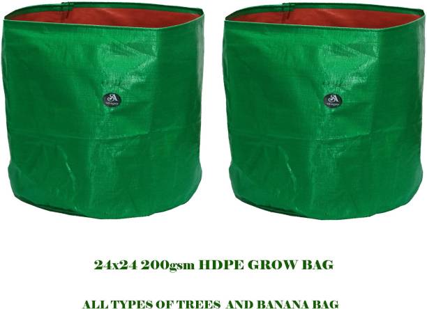 SAIAGRO 24x24 200 GSM HDPE BAG 7 YEAR LIFE BAG, suitable for, ALL TREES AND BANANA TREES, Pomegranate tree, drumstick tree, ALL VERITY TREES Grow Bag
