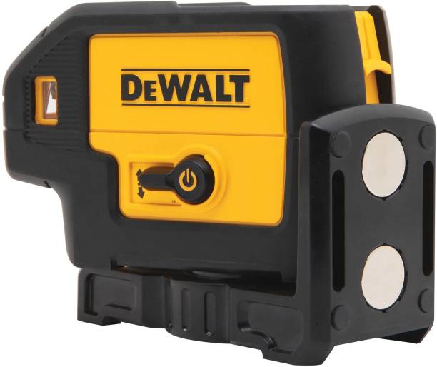 DEWALT DW085K Dewalt DW085K Multi-Beam 5 Points Laser Pointer with Backline (Yellow and Black) Magnetic Line Level
