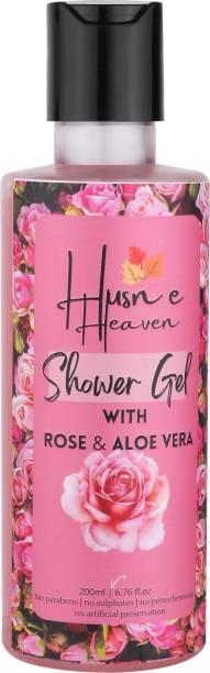 Husn e heaven Natural Shower Gel Body wash with Guava, Onion & Pumpkin Extract for Moisture & healthy skin Men & Women