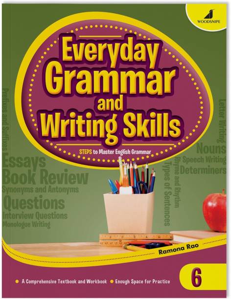 Woodsnipe English Grammar and Writing Skills Book For Kids Age 11 to 12 Years | Class 6 - With Answer Key