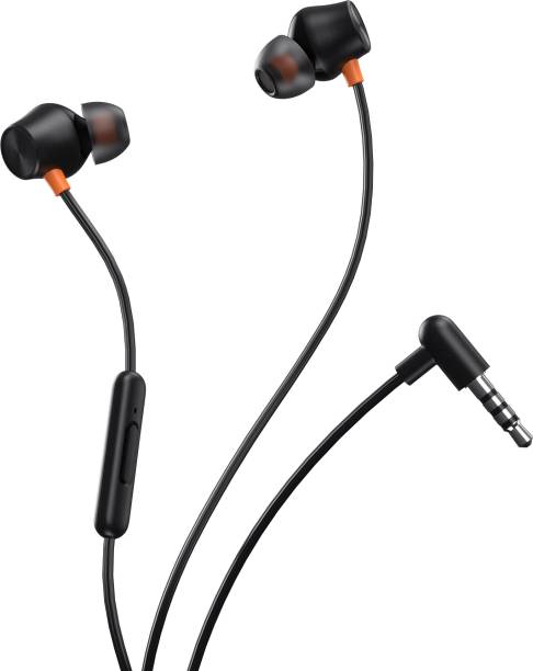 DIZO Earphones with HD Mic (by realme techLife) Wired Headset