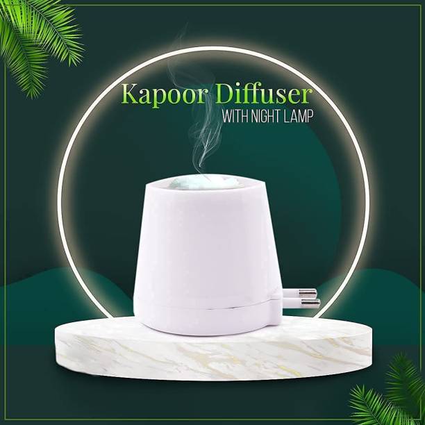saiYum PLASTIC Camphor Aroma Diffuser/Kapoor Dani Cum Night Lamp Made in India Bakhoor Dani Aroma Diffuser & Night Lamp Plastic Incense Holder