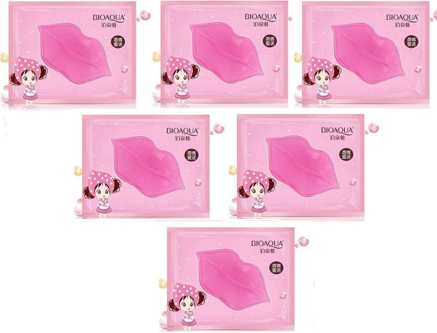 chansai Pink Lip mask for dark lips to lighten sheet mask pink lips combo pack of 6