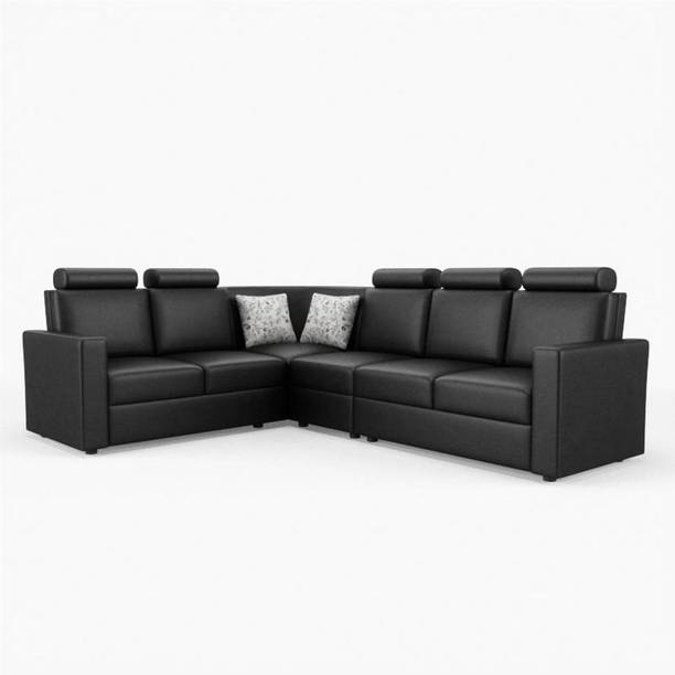 Corner Sofa At Best S In India Flipkart Com Corner Sofa At, Black Leather Corner Sofa Bed Scsi