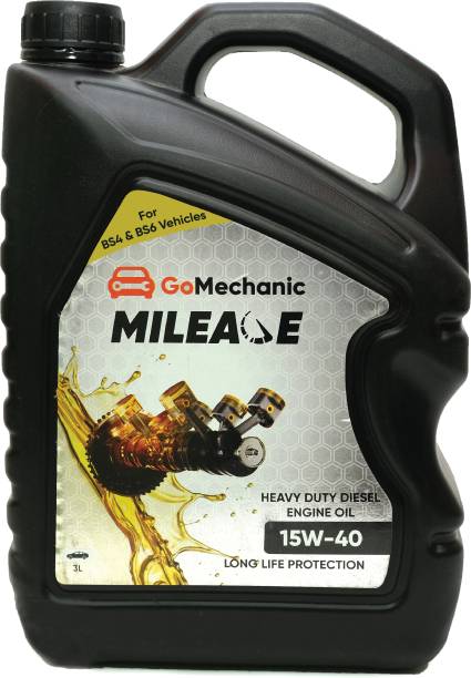 GoMechanic Mileage 15W40 API CF 4 SG High Performance Longer Protection Heavy Duty Premium Quality Engine Oil For Diesel Passenger & Commercial Cars GMUNZZLB015 Heavy Duty Engine Oil
