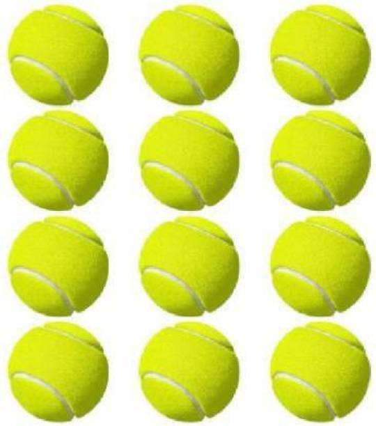 Forgesy Green Light Weight TENNIS Ball pack of 12 pcs Tennis Ball